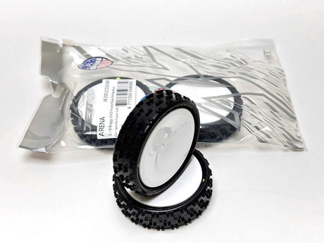 JETKO JK2001CSSGW - Jetko Arena 2wd 1:10 Buggy 2.2 Front Tyres White Wheel Super Soft