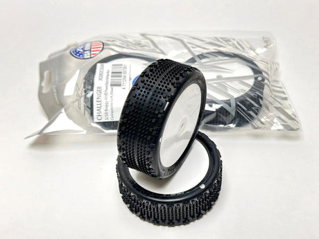 JETKO JK2002CMGW - Jetko Challenger 4wd 1:10 Buggy2.2 Front Tyres White Wheel Medium EOS