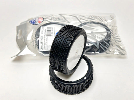 JETKO JK2002CSGW - Jetko Challenger 4wd 1:10 Buggy 2.2 Front Tyres White Wheel Soft