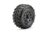 JETKO JK3102CBTRX2 - Jetko EX Tyre SC King Cobra Black Wheel TRX Slash 2WD Front 2 pcs