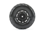 JETKO JK3102CBTRX2 - Jetko EX Tyre SC King Cobra Black Wheel TRX Slash 2WD Front 2 pcs