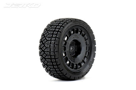 JETKO JK3201RB - Jetko EX Avantgarde 1/10 Touring/Rally Tyre Black Wheel 12mm Hex 4