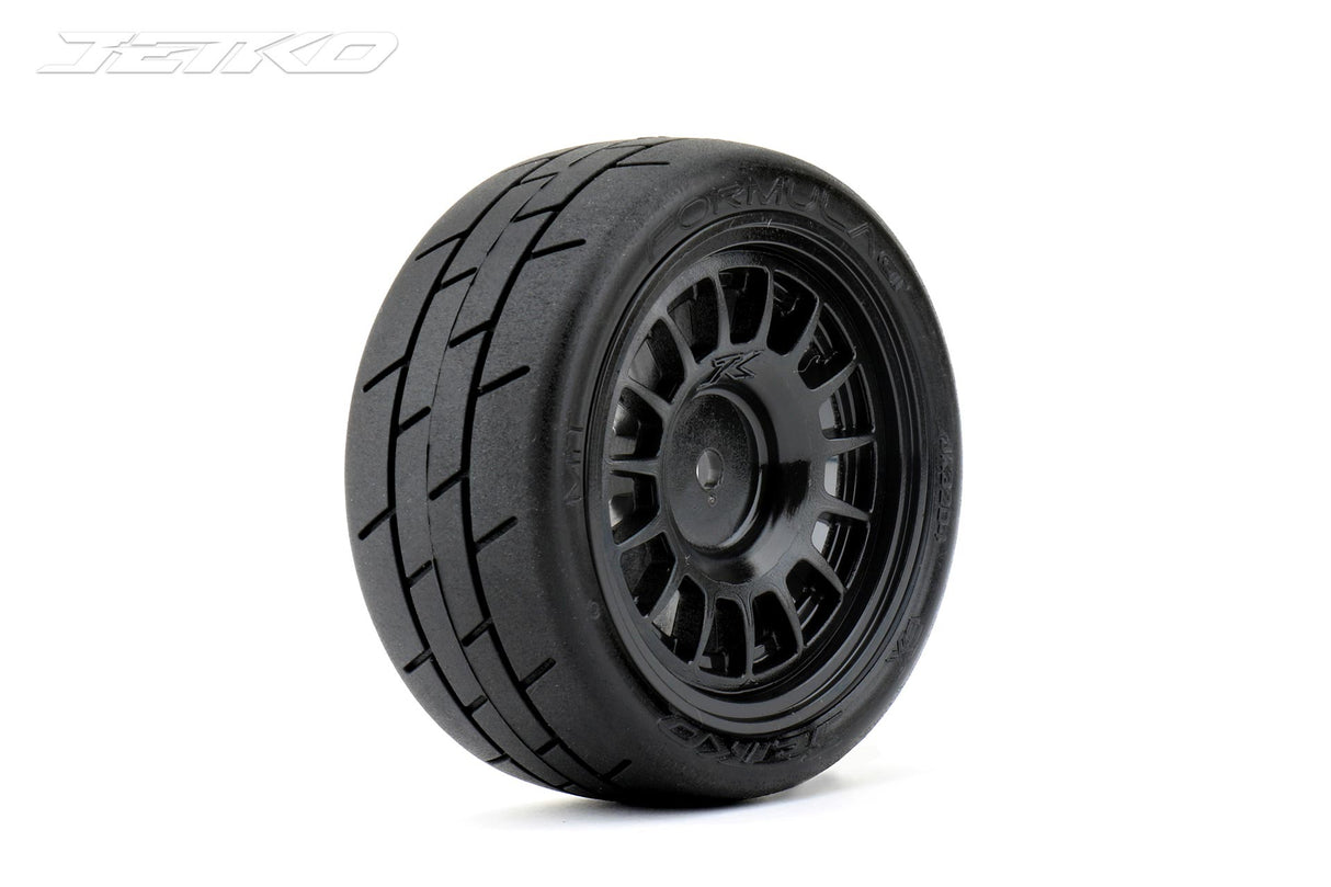 JETKO JK3204RB - Jetko EX Formula 1/10 Slicks Tyre Black Wheel 12mm Hex 4