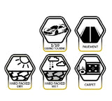 JETKO JK3204RB - Jetko EX Formula 1/10 Slicks Tyre Black Wheel 12mm Hex 4