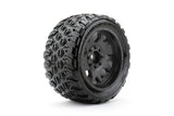 JETKO JK5802CBXMAXX - Jetko EX Tyre King Cobra Belted XMT Black Wheel TRX Xmaxx 2 pcs