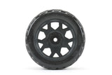 JETKO JK5802CBXMAXX - Jetko EX Tyre King Cobra Belted XMT Black Wheel TRX Xmaxx 2 pcs