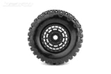 JETKO JK5803CB - Jetko EX Tyre XMT Slayer Belted Black Wheel 24mm Xmaxx & Kraton2 pcs