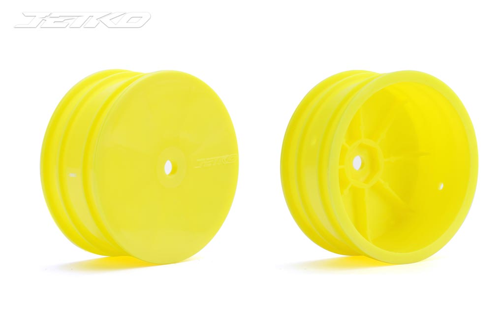 JETKO JK6113YH - Jetko Wheels 1:10 Buggy Front 4WD Yellow 2 pcs