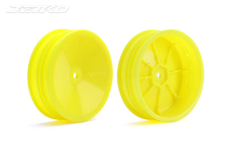 JETKO JK6121YH - Jetko Wheels 1:10 Buggy Front Slim 2WD Yellow 2 pcs