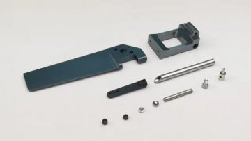 Joysway 830124 - Aluminum Alloy Rudder & Support Set Bullet V4