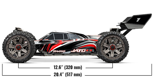 Traxxas 90154-4 Jato 4x4 1/8 BL-2s EHD RTR
