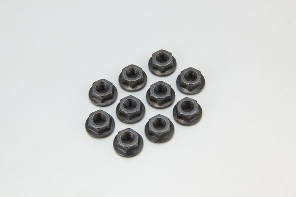 KYOSHO K.1-N4045F - Flanged Nuts M4x4.5mm 10 pcs Kyosho