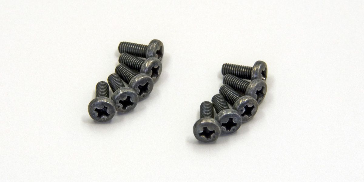 KYOSHO K.1-S03008 - Bind Head Metallic Screws M3x8mm 10 pcs Kyosho