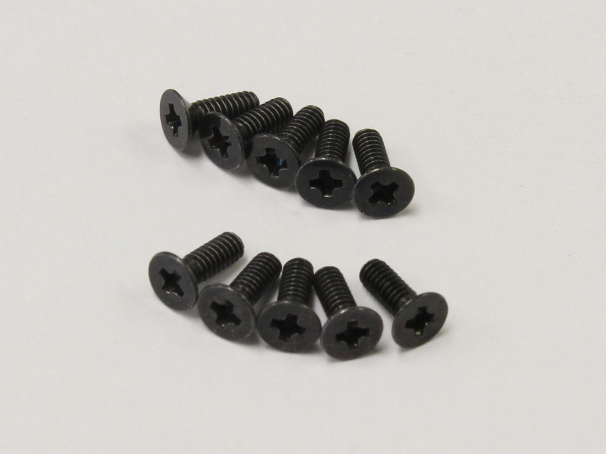 KYOSHO K.1-S32006 - Flat Head Metallic Screws M2x6mm 10 pcs Kyosho