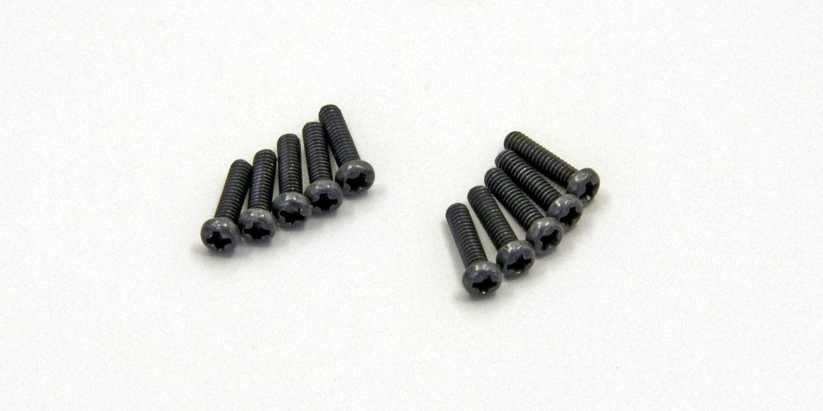KYOSHO K.1-S42008 - Round Head Metallic Screws M2x8mm 10 pcs Kyosho