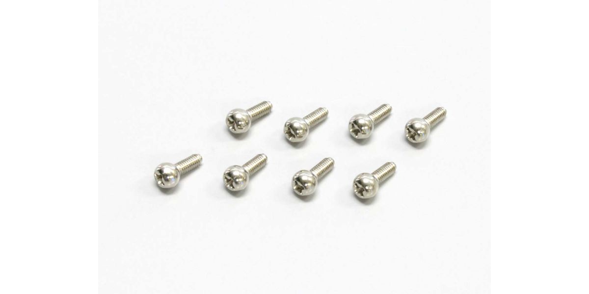 KYOSHO K.1284B - Kyosho 5.8mm Pillow Balls 8 Silver Colour