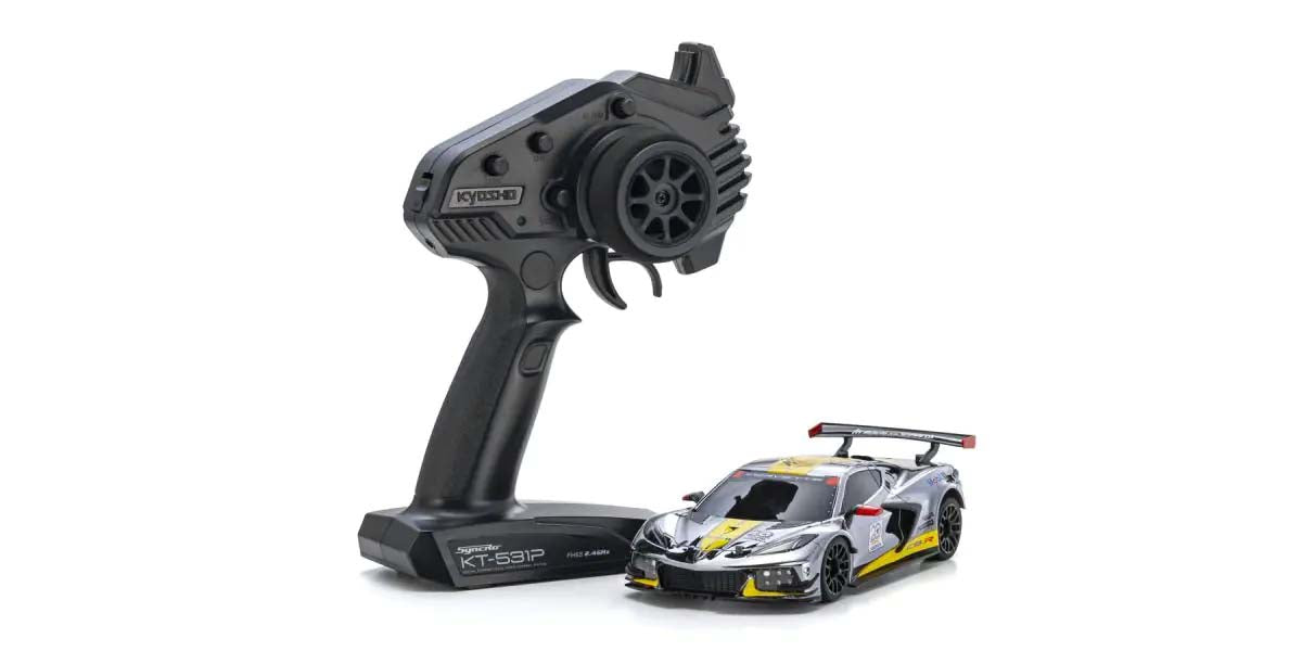 KYOSHO K.32356CRY - Kyosho Mini-Z MR04 RWD Corvette C8-R Chrome 20th Anni W-MM/KT531P