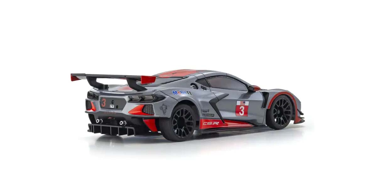 KYOSHO K.32356GMR - Kyosho Mini-Z MR04 RWD Corvette C8-R Gun Metal/Red W-MM/KT531P