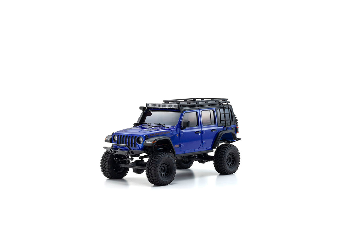 KYOSHO K.32528MB - Mini-Z 4x4 MX-01 Jeep Wrangler Unlimited Rubicon Blue Metali KT531P