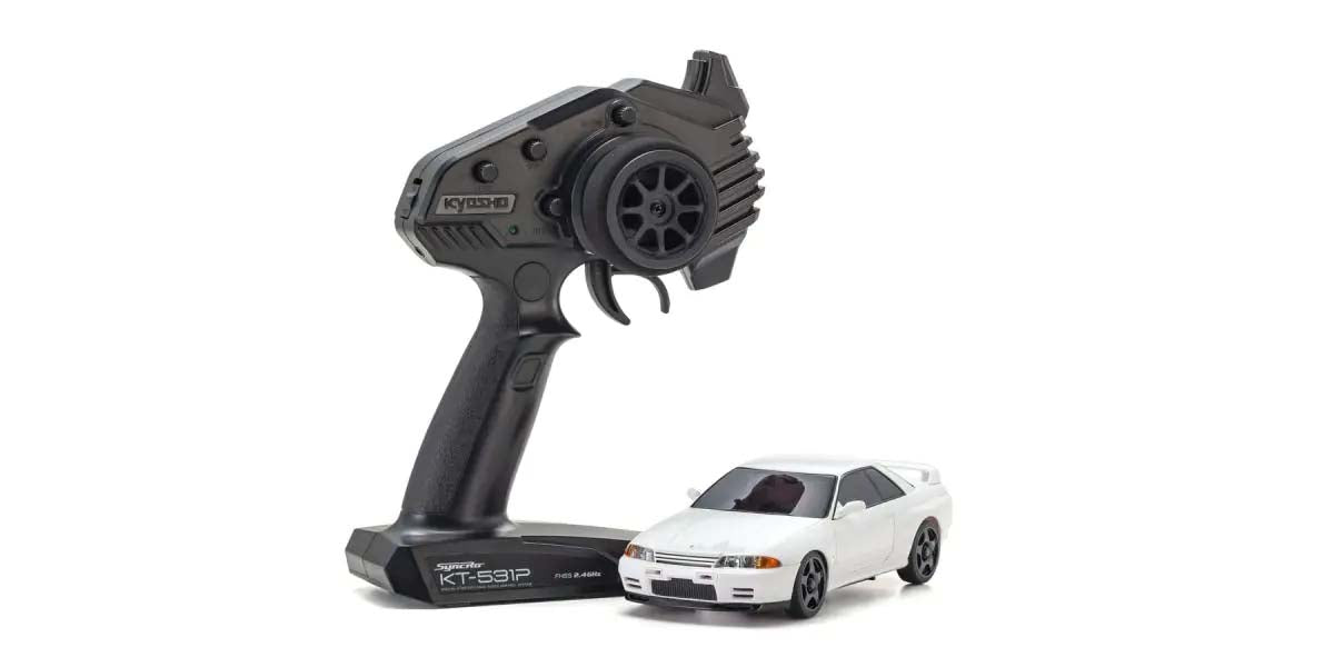 KYOSHO K.32639W - Kyosho Mini-Z AWD Nissan Skyline GT-R Nismo R32 White MA020-KT531P