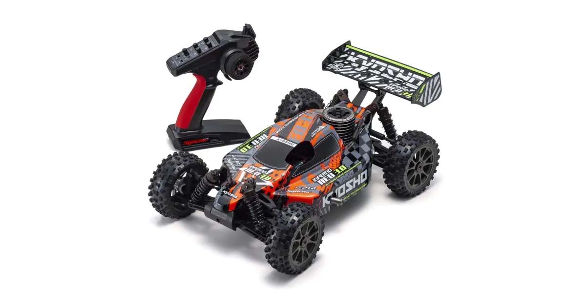 KYOSHO K.33012T5B - Kyosho Inferno Neo 3.0 1:8 RC Nitro Readyset w/KE21SP - T5 Red