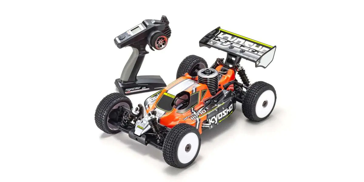 KYOSHO K.33025T1B - Kyosho Inferno MP10 1:8 RC Nitro Readyset T1 Red KE21SP Engine