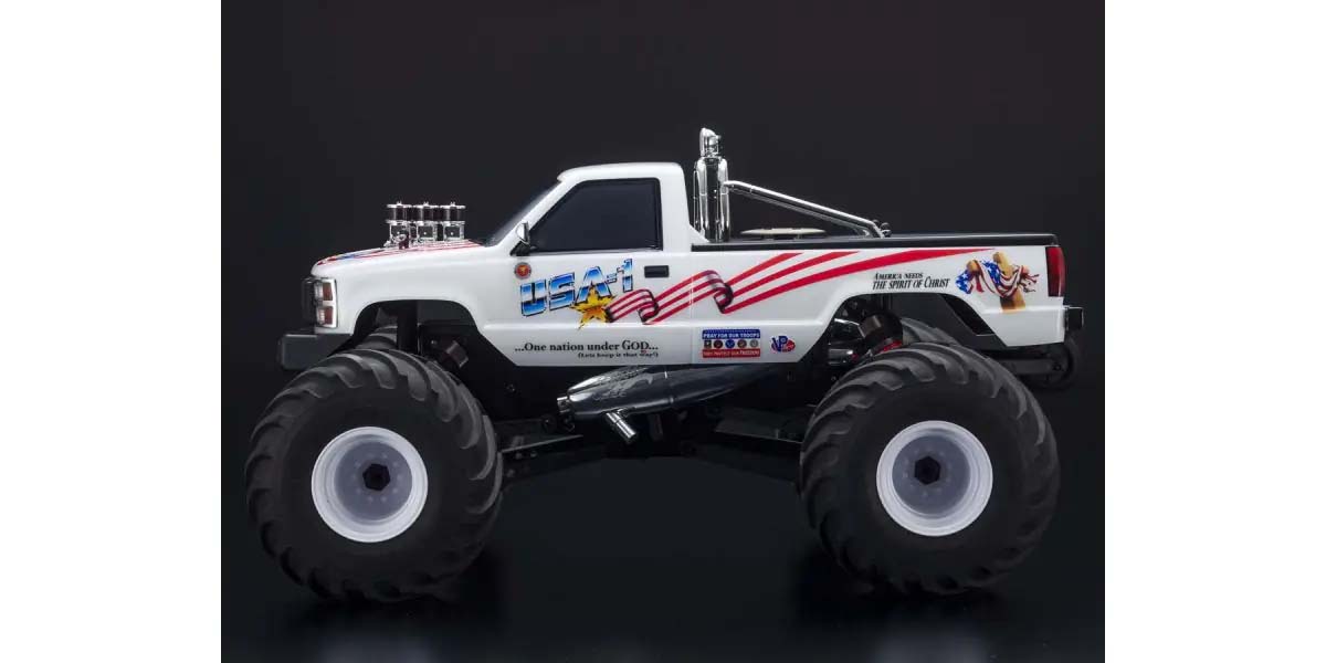 KYOSHO K.33155D - Kyosho USA-1 Nitro 1:8 RC Nitro 4WD Readyset w/KE25SP2