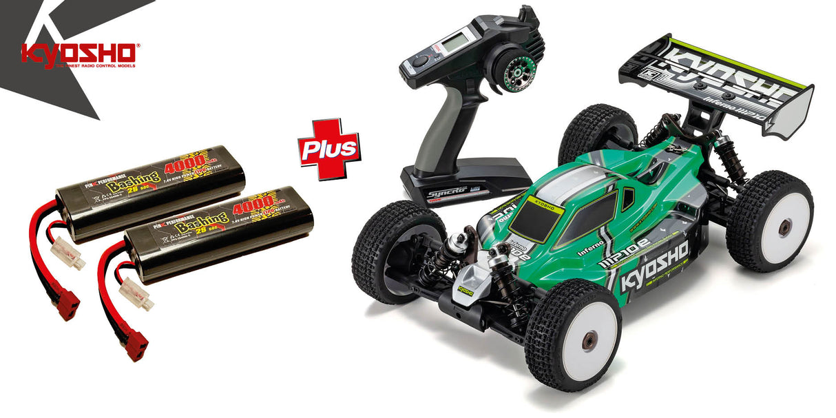 KYOSHO K.34113-4000PP - COMBO Kyosho Inferno MP10e RS  +Pink Performance  PP3-2S4000-D x2