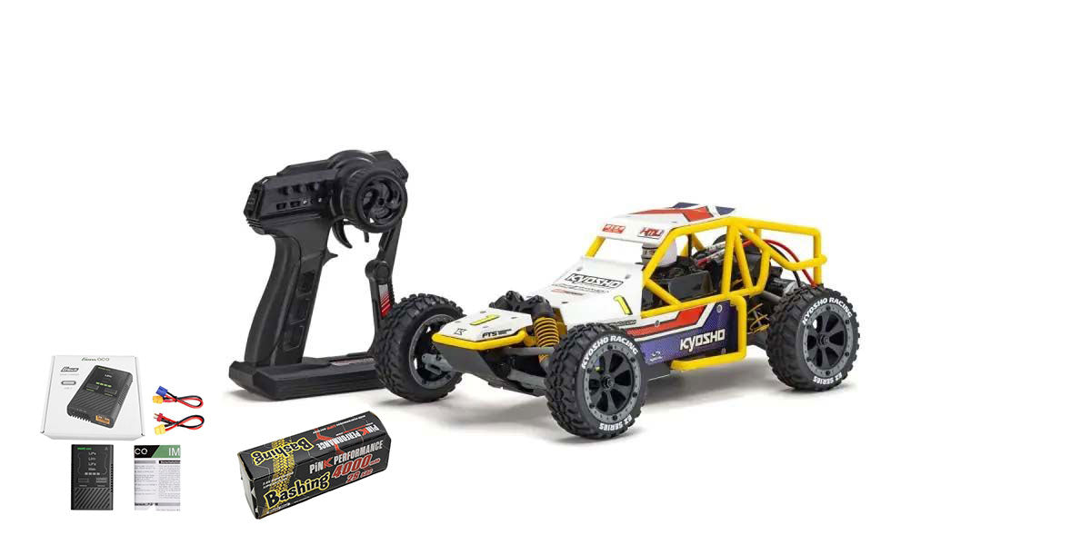 KYOSHO K.34405T1L - COMBO Kyosho SandMaster T1 Lipo PP3-2S4000-D/GEA60WE2
