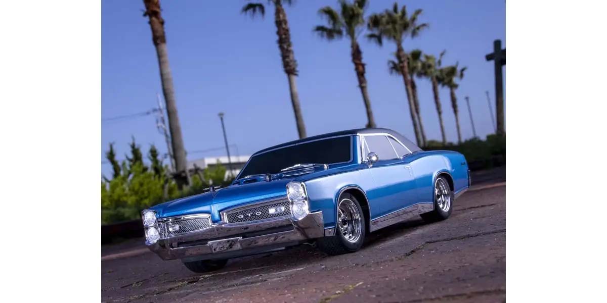 KYOSHO K.34431T2B - Kyosho Fazer MK2 L Pontiac GTO 1967 Tyrol Blue 1:10 Readyset