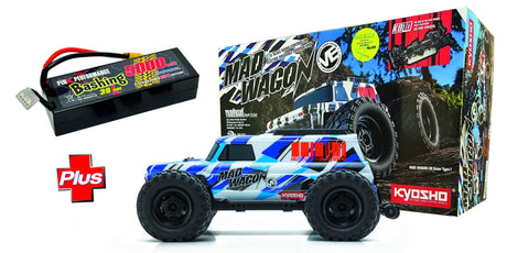 KYOSHO K.34701T2-5000 - COMBO Kyosho MadWagon T2 +Pink Performance PP3-3S5000LP-M