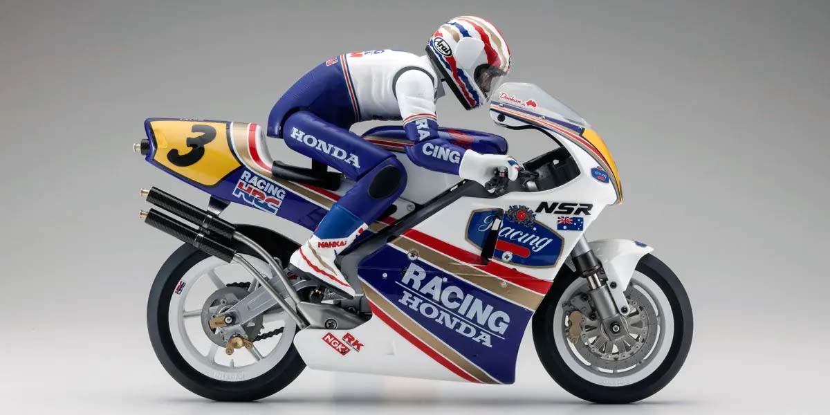 KYOSHO K.34932B - Kyosho Moto Hanging On Racer Honda NSR 1991 1:8 Kit