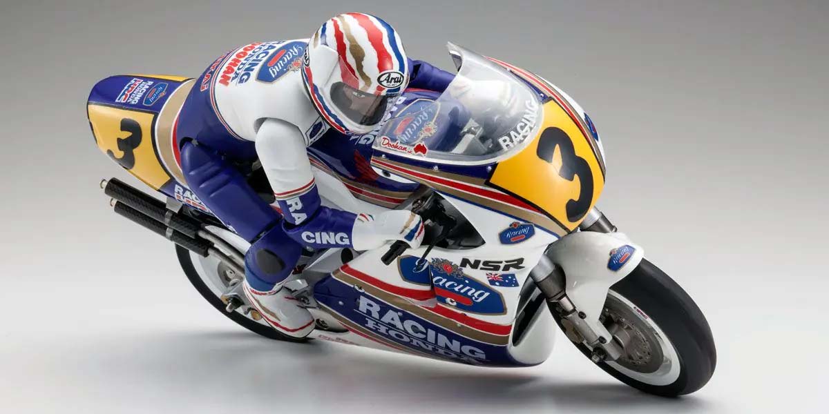 KYOSHO K.34932B - Kyosho Moto Hanging On Racer Honda NSR 1991 1:8 Kit