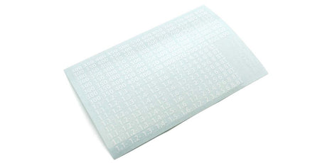 KYOSHO K.36372W - Decal Sheet Kyosho Shocks oil viscosities White