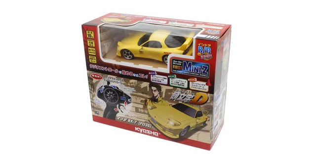KYOSHO EGG K.66603A - Kyosho First Mini-Z 1:28 Initial-D Mazda RX-7 FD3S YE