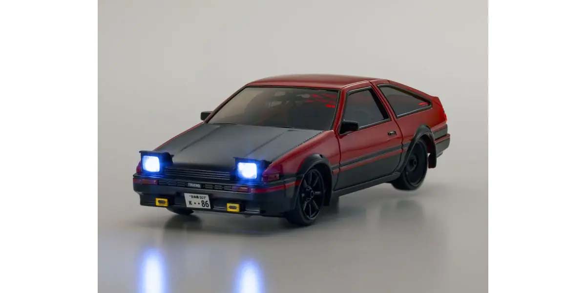 KYOSHO EGG K.66613A - Kyosho First Mini-Z 1:28 Toyota Sprinter Trueno AE86 RD/BK