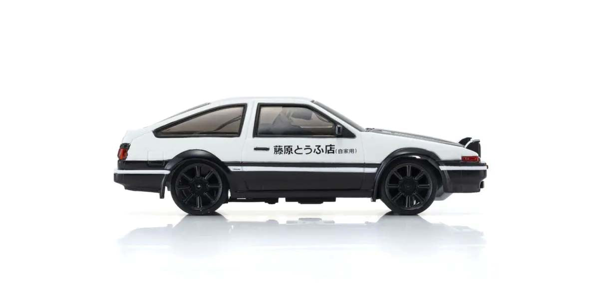 KYOSHO EGG K.66617A - Kyosho First Mini-Z 1:28 Initial-D Sprinter Trueno AE86 WH/BK Carbon
