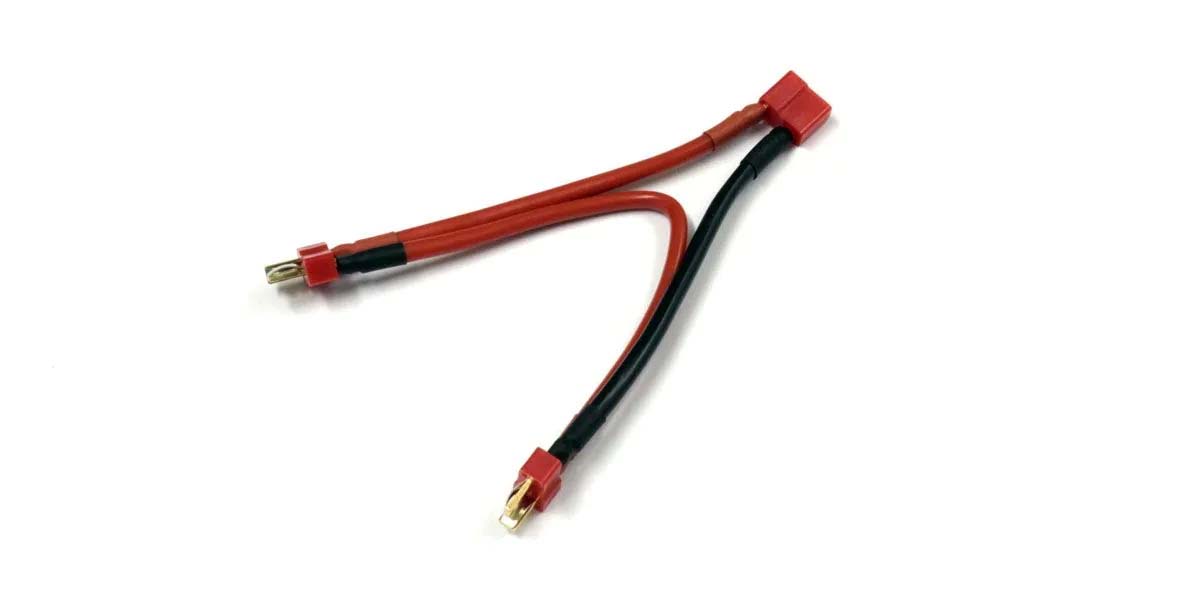 KYOSHO K.82244-01Z - Battery Connector Set Y for doube Battery 2xMale Deans