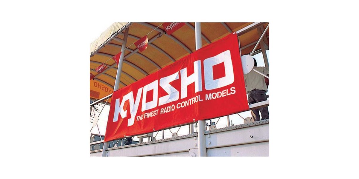 KYOSHO K.87008 - Kyosho Large Track Banner 600x1800mm Polyester