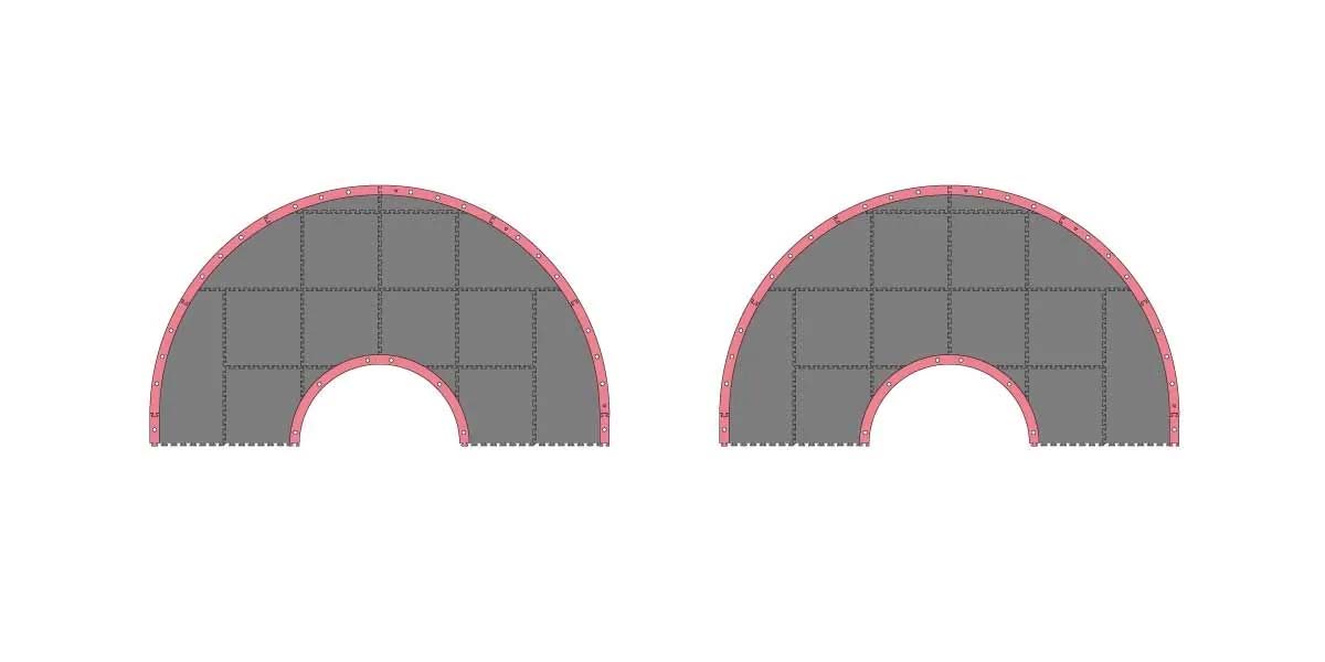 KYOSHO K.87053-04B - Kyosho Mini-Z Grand Prix Circuit50 Oval Extension 32pcs