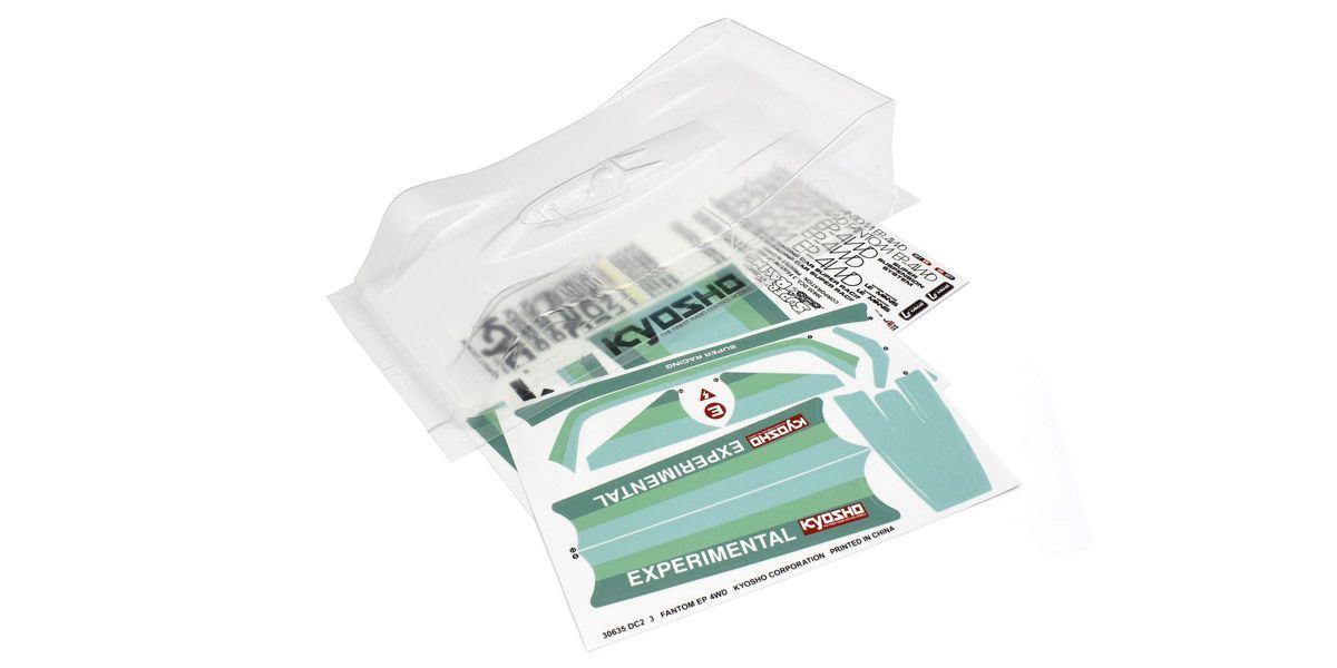 KYOSHO K.EFB002 - Clear Bodyshell 1:12 Kyosho EP Fantom 4WD Ext CRC-II
