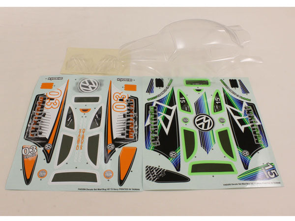 KYOSHO K.FAB305 - Body Shell Set Kyosho MadBug VE - Clear