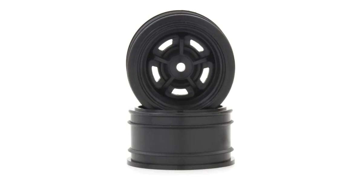 KYOSHO K.FAH703BK - Kyosho 1:10 Wheel Rostyle Black 2 pcs