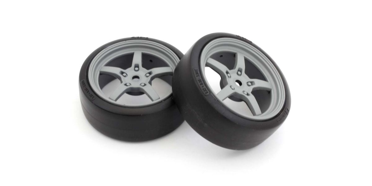 KYOSHO K.FATH705GYD - Pre-Glued Drift Tyres FZ02 5-Spoke Racing 1:10 Fazer 2.0 2 pcs