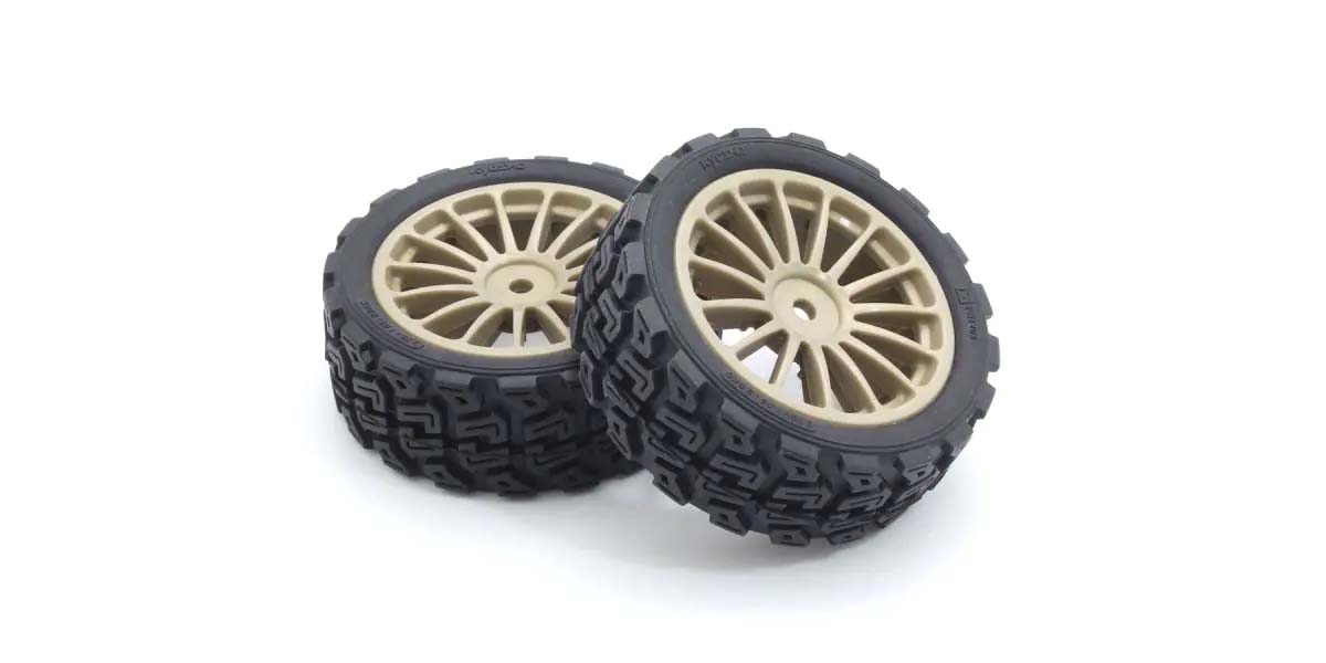 KYOSHO K.FATH708GM - Pre-Glued Rally Tyres :10 Fazer 2.0 2 pcs