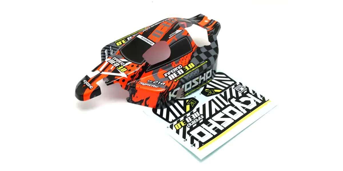 KYOSHO K.IFB114RD - Bodyshell Kyosho 1:8 Inferno NEO 3.0 Type 5 Red