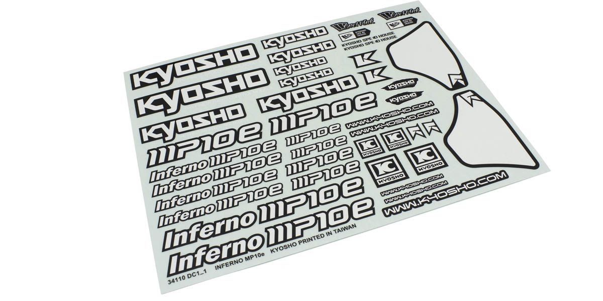 KYOSHO K.IFD503 - Decal Sheet Kyosho Inferno MP10e