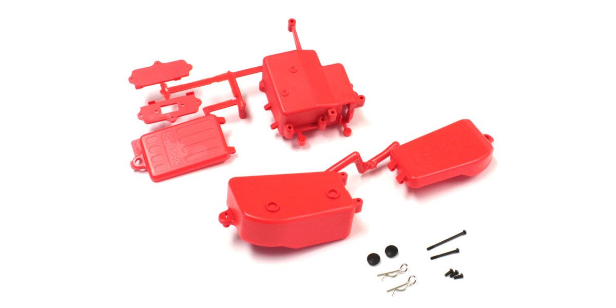 KYOSHO K.IFF001KRB - Receiver and Battery Box Kyosho Inferno MP9-MP10 - Red