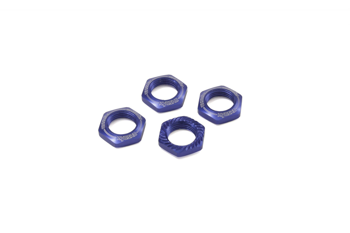 KYOSHO K.IFW472BL - Serrated Wheel Nuts Kyosho Inferno 1:8 4 Blue