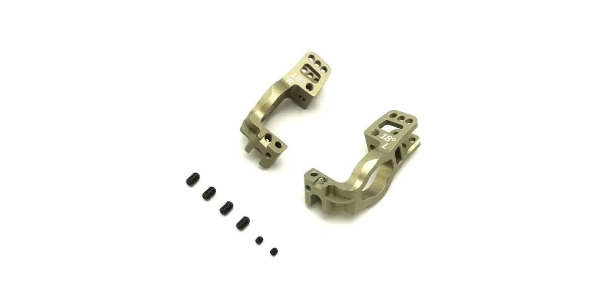 KYOSHO K.IFW645 - Aluminium Front Hub Carrier Set Kyosho Inferno MP10 - KPI  18 Deg